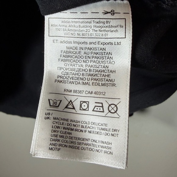 Adidas Originals Womens Long Sleeve Trefoil T-Shirt Black White BK5873 Small - Picture 6 of 10